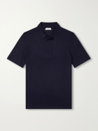 Gabriela Hearst - Stendhal Cashmere and Silk-Blend Polo Shirt - Blue