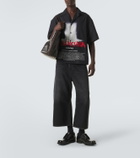 Balenciaga Printed cotton bowling shirt
