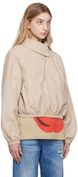 JW Anderson Beige Asymmetric Jacket