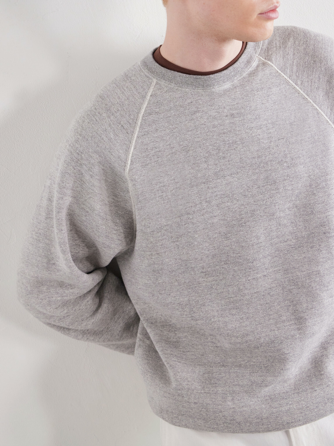 OrSlow - French Terry-Cotton Sweatshirt - Gray