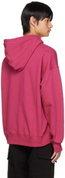 Versace Jeans Couture Pink Drawstring Hoodie