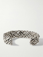 Bottega Veneta - Engraved Sterling Silver Cuff - Silver