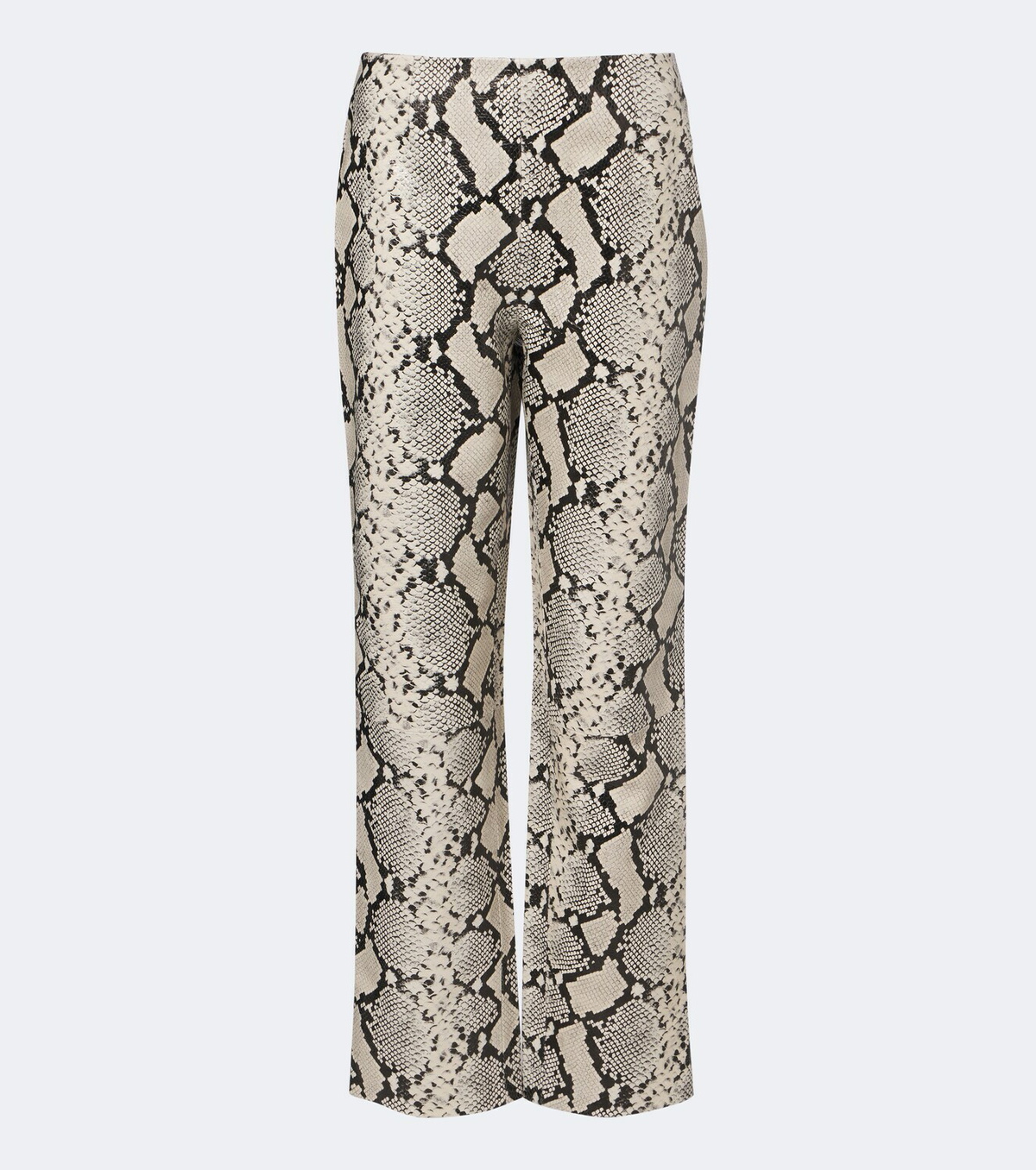 Róhe Snake-effect leather straight pants