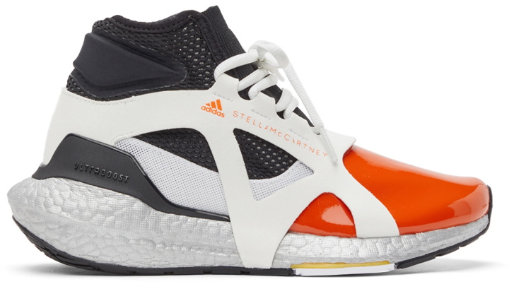 Photo: adidas by Stella McCartney White & Orange Ultraboost 21 Sneakers