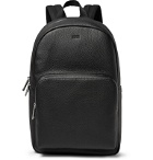Hugo Boss - Crosstown Full-Grain Leather Backpack - Black