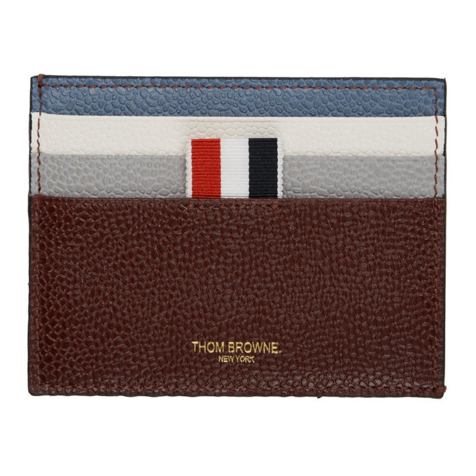 Photo: Thom Browne Multicolor Funmix Double Sided Card Holder