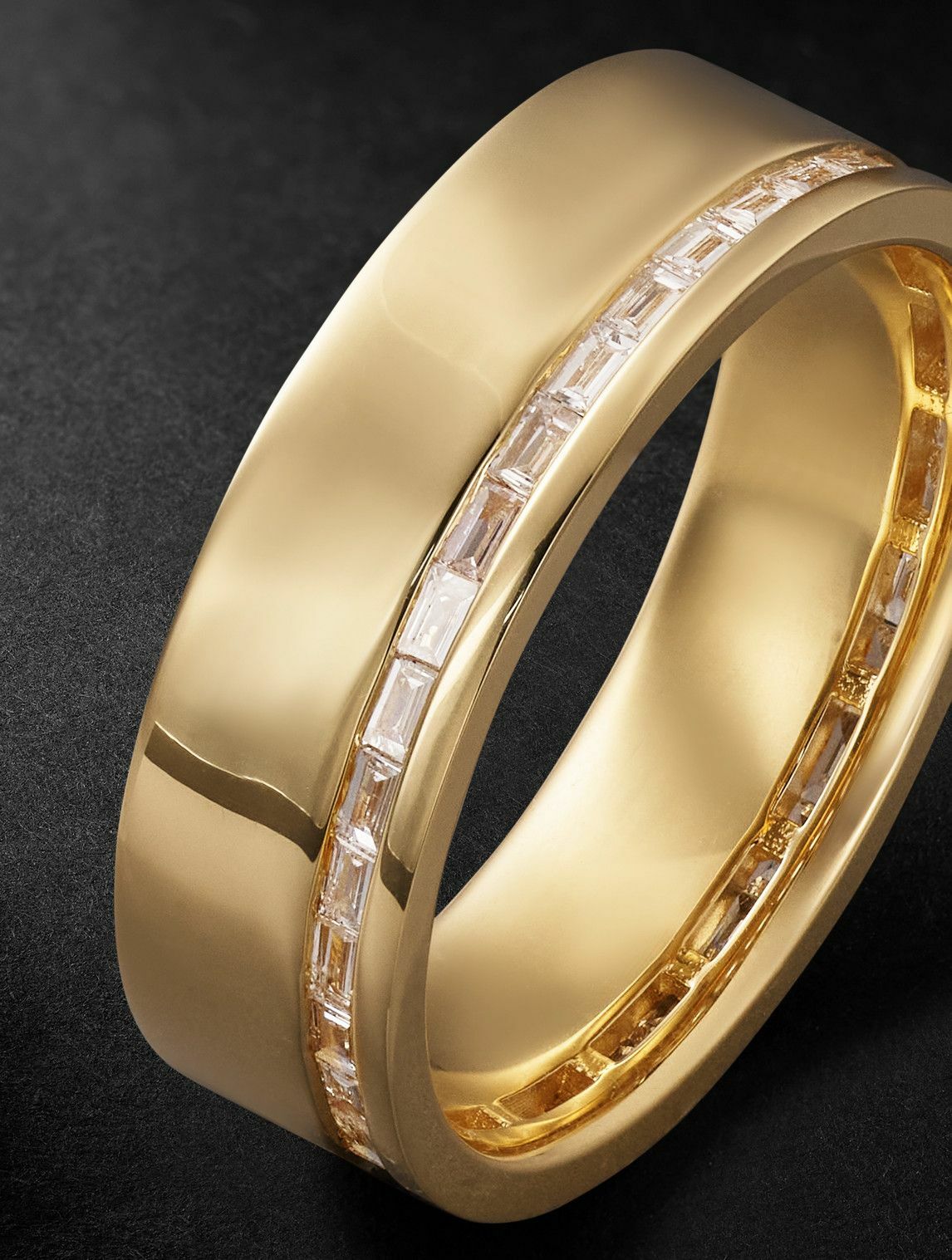 SHAY - 18-Karat Gold Diamond Ring - Black