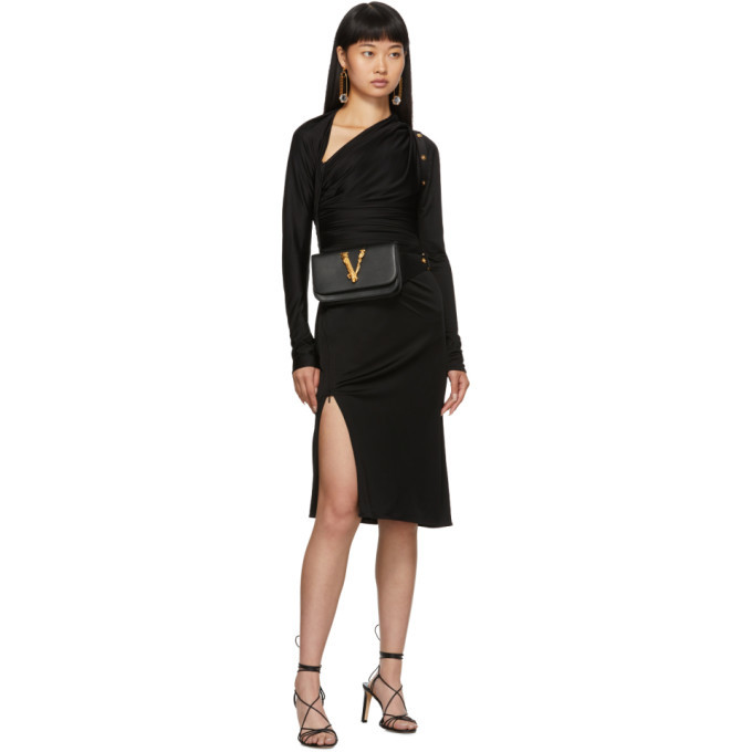 royal purple and gold dress Women's Asymmetrical Bell Sleeve Dress main image 0
