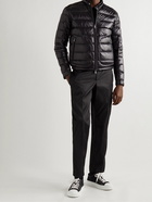 Moncler - Awake Acorus Logo-Appliquéd Quilted Glossed-Shell Down Jacket - Black