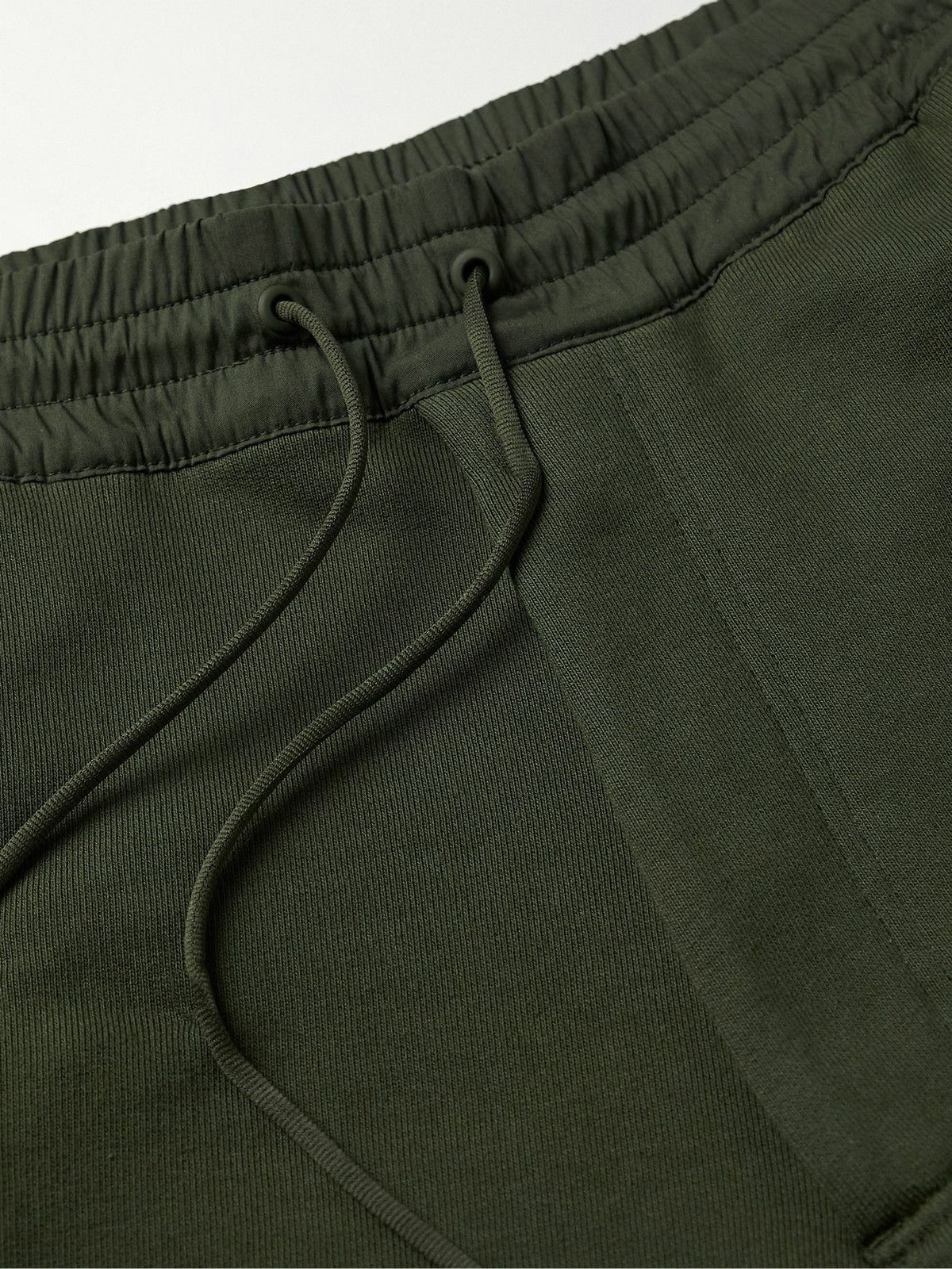 Y-3 - Tapered Logo-Appliquéd Cotton-Jersey Sweatpants - Green Y-3