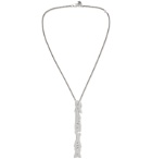 Balenciaga - Logo Silver-Tone Necklace - Silver