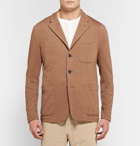Barena - Light-Brown Mesola Slim-Fit Unstructured Knitted Blazer - Men - Light brown