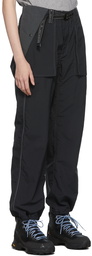 and wander Black Nylon Ripstop Pants