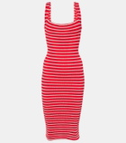 Hunza G Striped minidress
