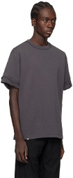 C2H4 Gray Founder Fold-Over T-Shirt