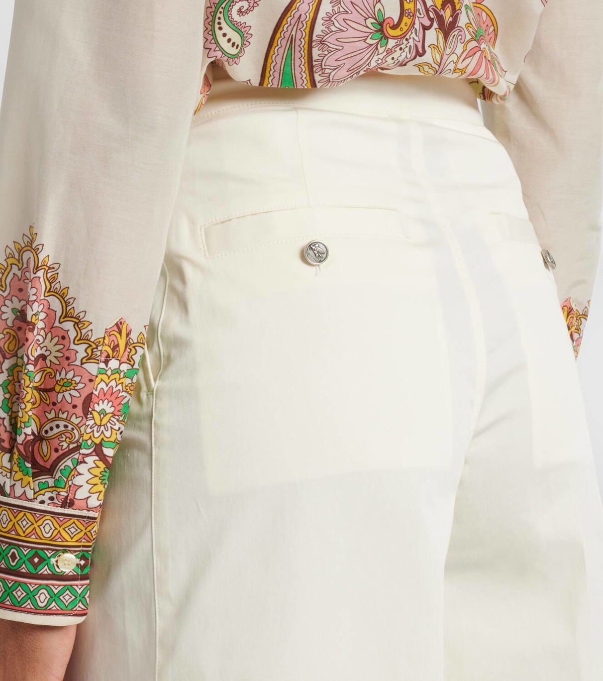 Etro Cotton-blend shorts