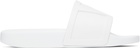 Valentino Garavani White Coolside Pool Slides