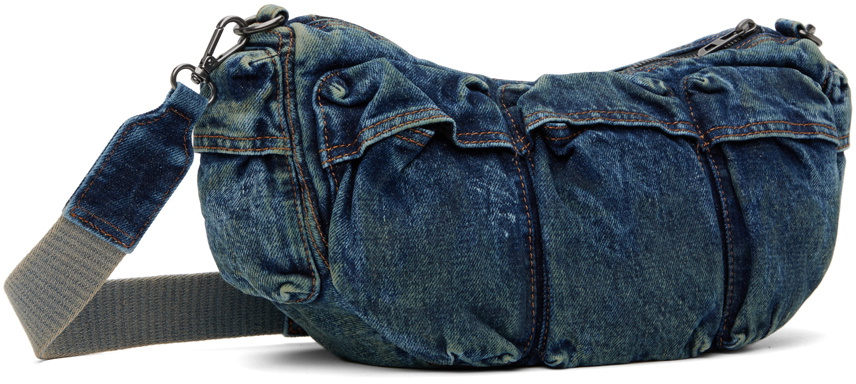 Diesel Blue Re-Edition Travel 3000 X Shoulder Bag Diesel
