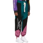 Reebok by Pyer Moss Black and Green Collection 3 Sherpa Track Pants