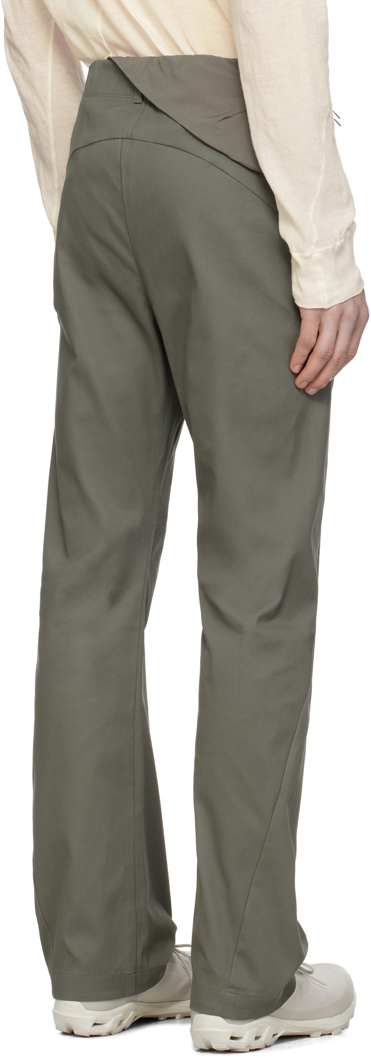 POST ARCHIVE FACTION (PAF) Khaki 8.0 Right Technical Trousers Post