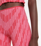 Philosophy di Lorenzo Serafini Striped intarsia knit sweatpants