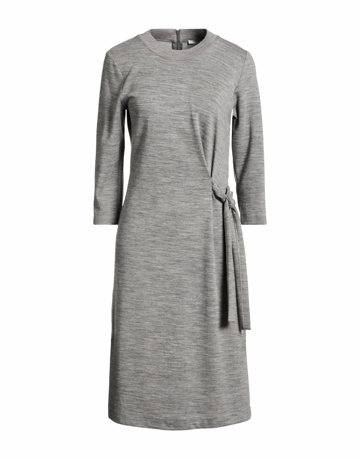 Peserico Womens Midi dress in Grey