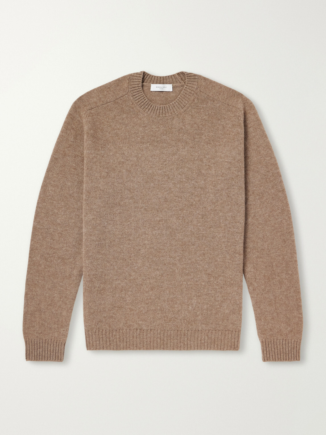 Boglioli - Virgin Wool and Cashmere-Blend Sweater - Brown