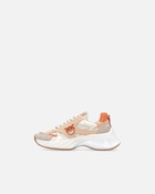 Pinko Neutral Coloured Ariel Sneakers With Patent Details Vexillum Purple