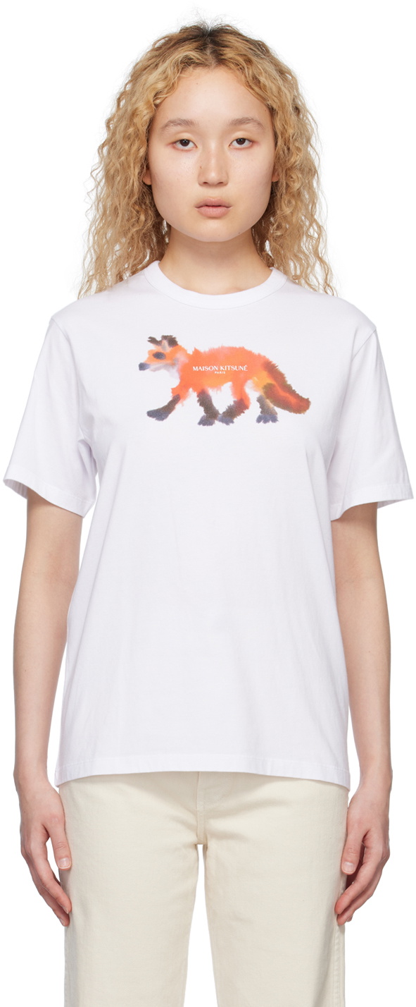 即配★MAISON KITSUNE TEE SHIRT MK x ROP VAN MIERLO FOX EASY Maison Kitsune（メゾンキツネ）の「MK X ROP VAN MIERLO FOX