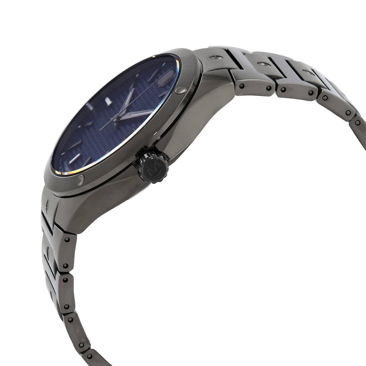 Movado Automatic Blue Dial Grey-plated Unisex Watch 0607553