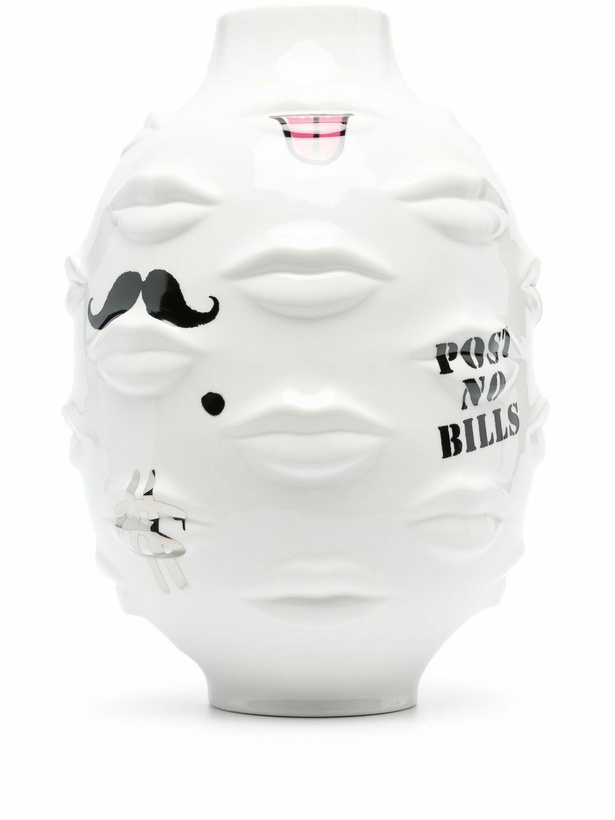 Photo: Jonathan Adler White Gala Graffiti Porcelain Vase