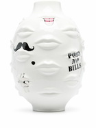 Jonathan Adler White Gala Graffiti Porcelain Vase