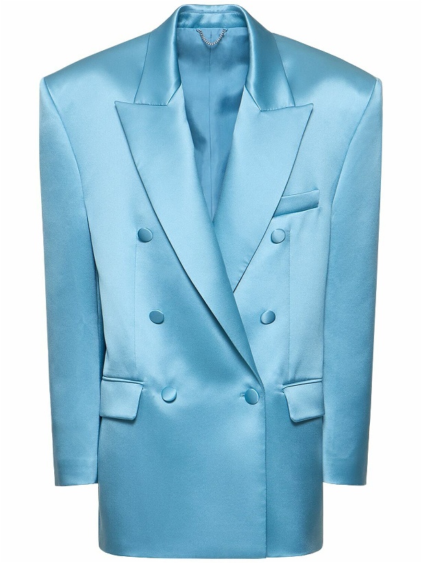 Photo: MAGDA BUTRYM - Silk Satin Oversized Blazer Jacket