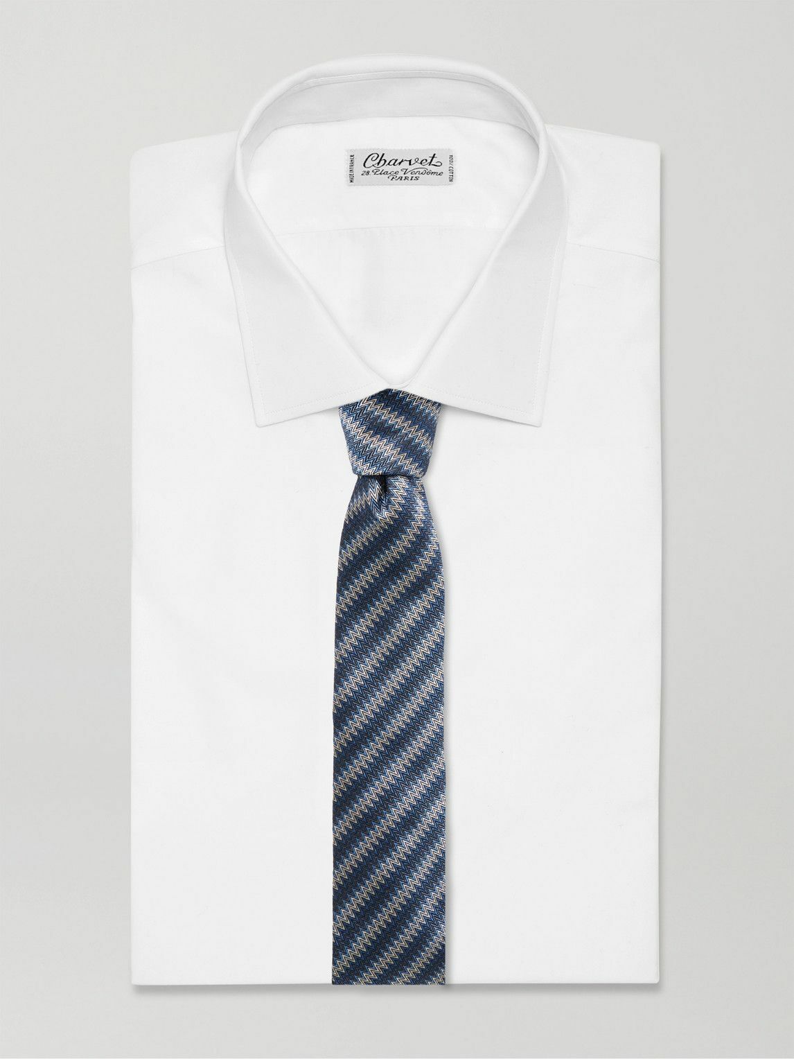 Missoni - Striped Silk-Jacquard Tie