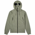 C.P. Company Men's C.P. Shell-R Goggle Jacket in Agave Green