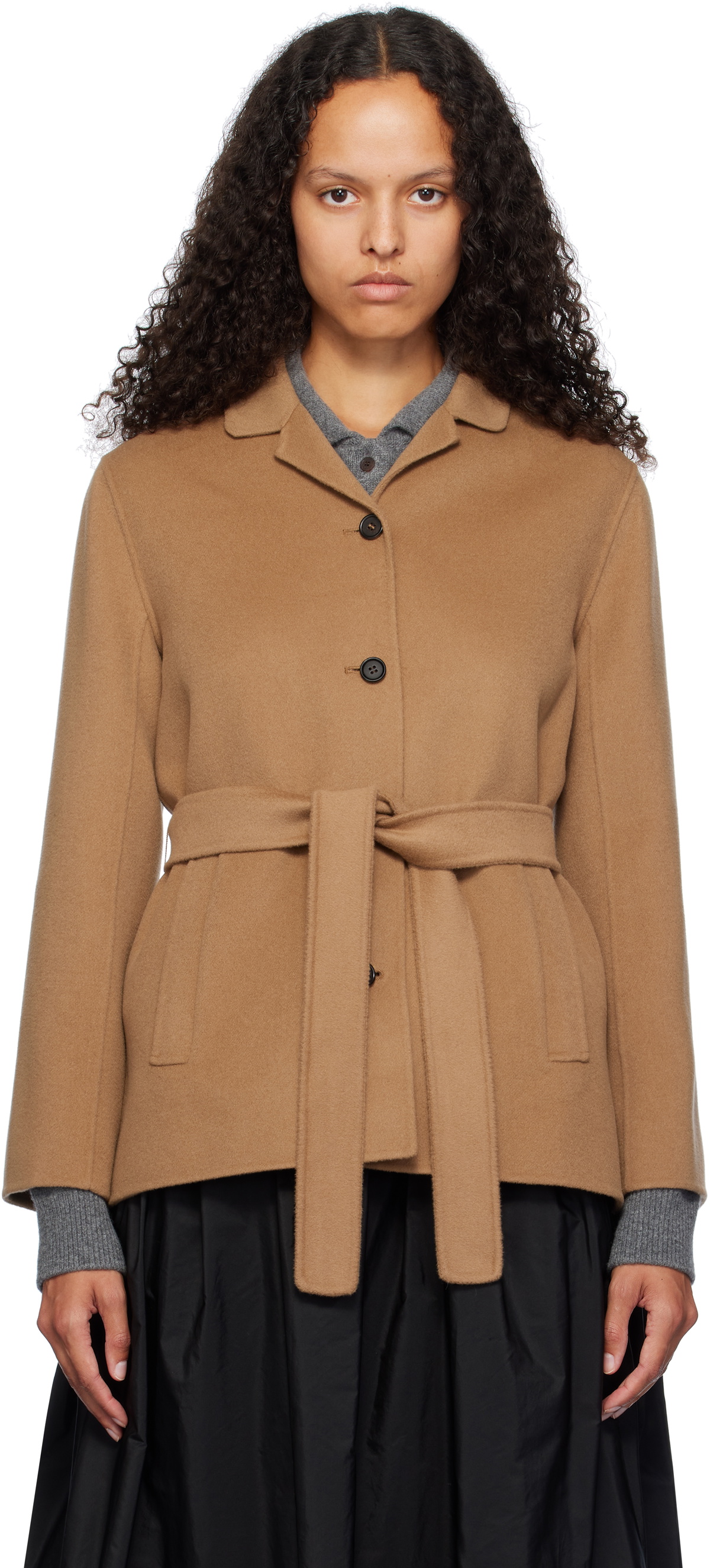 【関税込み】Max Mara タン Fiabe ジャケット Max Mara Tan Fiabe Jacket Max Mara