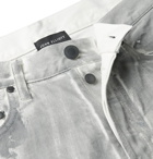 John Elliott - The Daze Skinny-Fit Paint-Splattered Denim Jeans - Gray