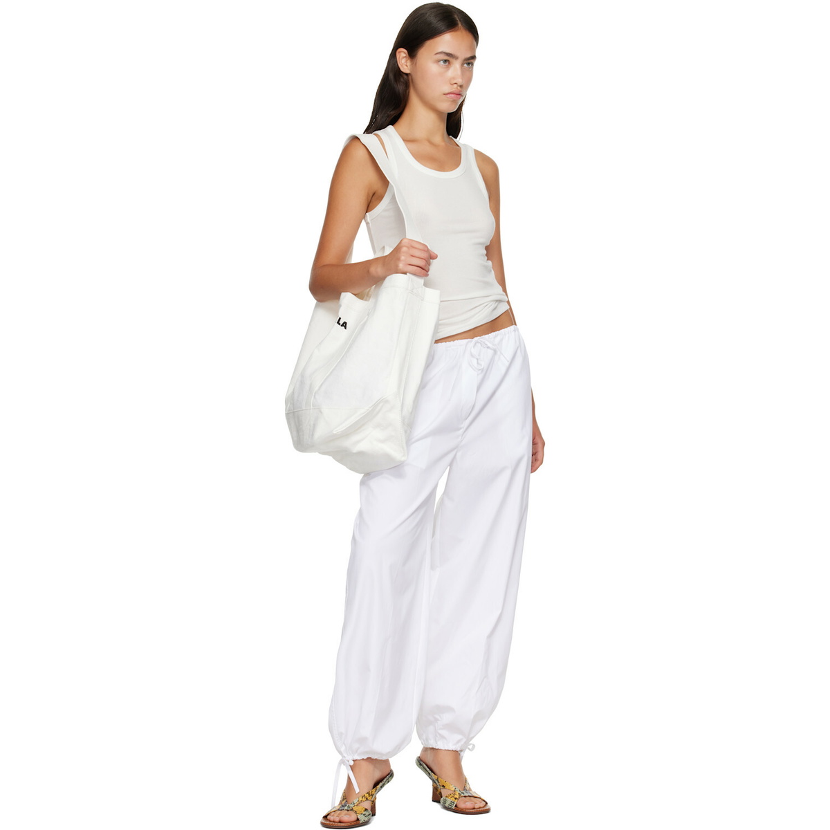 Tekla White Beach Tote
