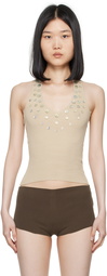 Paloma Wool Beige Nerium Tank Top