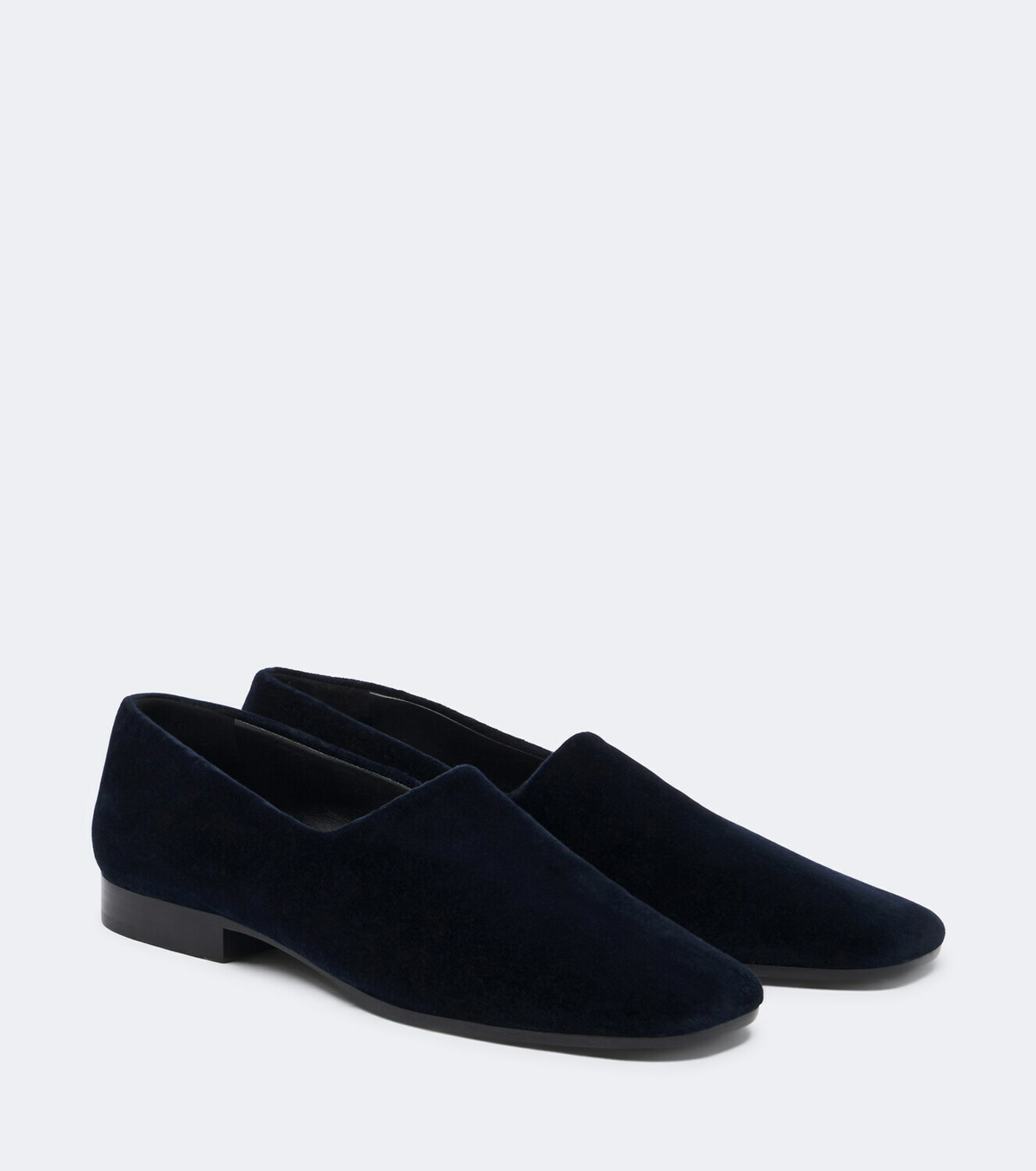 The Row Safi velvet loafers