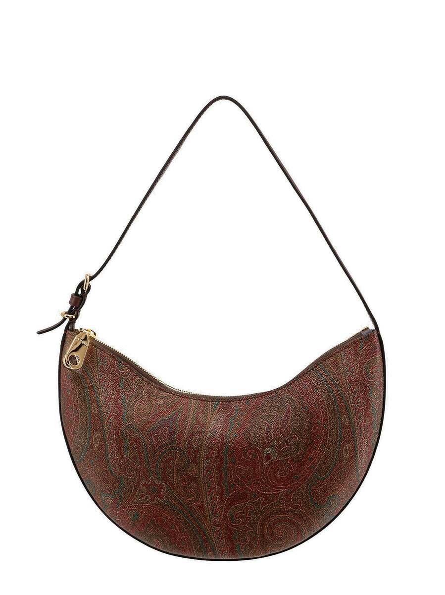【関税込み】ETRO Shoulder bags ETRO Vela Leather Shoulder Bag | Green | FARFETCH