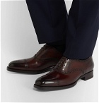 TOM FORD - Wessex Burnished-Leather Brogues - Brown