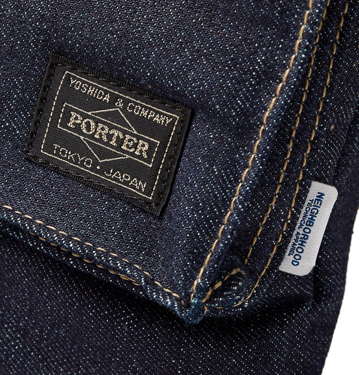 Porter-Yoshida & Co Jean Tote Bag Medium Navy - 381-08896-50
