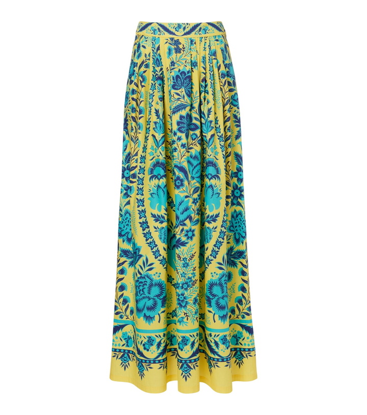 Photo: Etro Printed cotton maxi skirt
