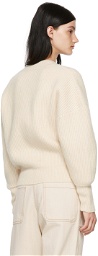 LVIR Off-White Wool Volume Sweater