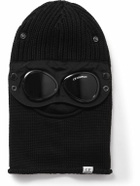 C.P. Company - Shell-Trimmed Ribbed Merino Wool Balaclava