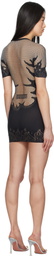 Poster Girl Black Pin Up Minidress