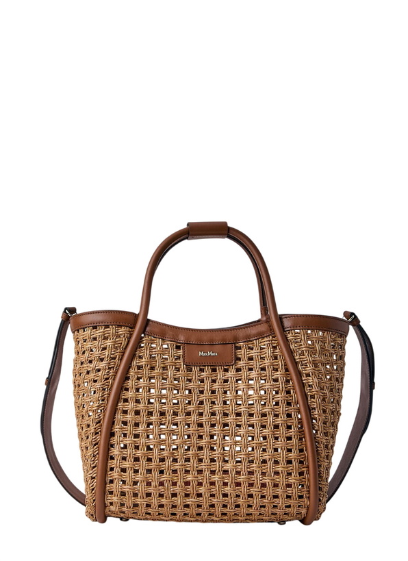 Photo: Max Mara Woven Leather Tote Bag