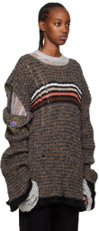 VITELLI Multicolor Striped Sweater
