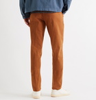 Altea - Dumbo Slim-Fit Tapered Cotton-Blend Twill Trousers - Brown